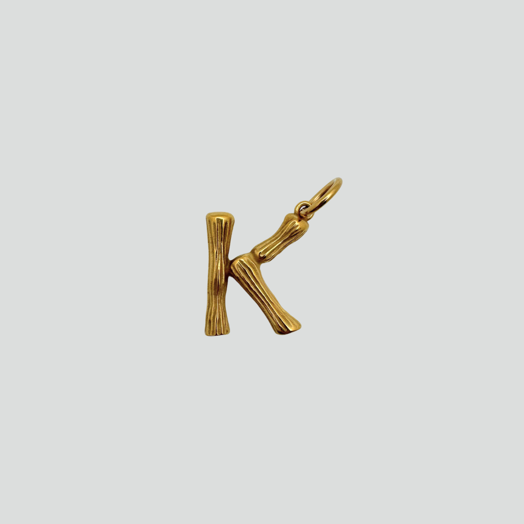 OG alphabet pendants