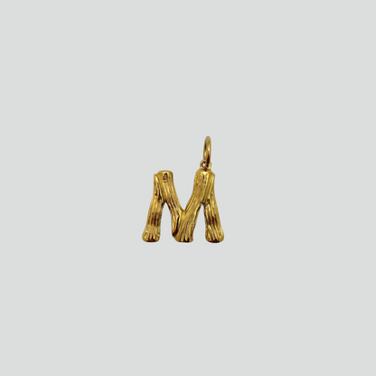 OG alphabet pendants