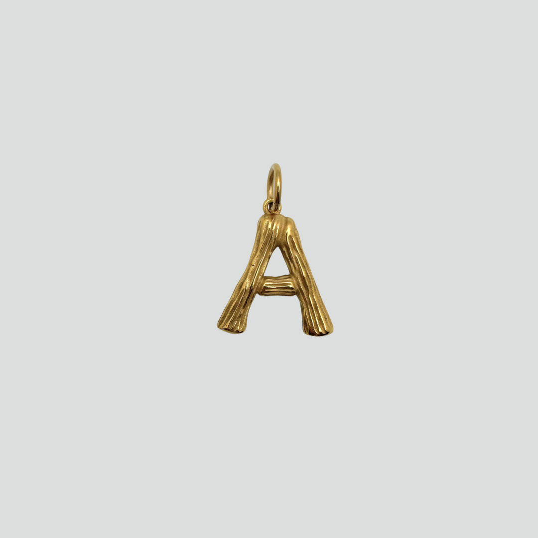 OG alphabet pendants