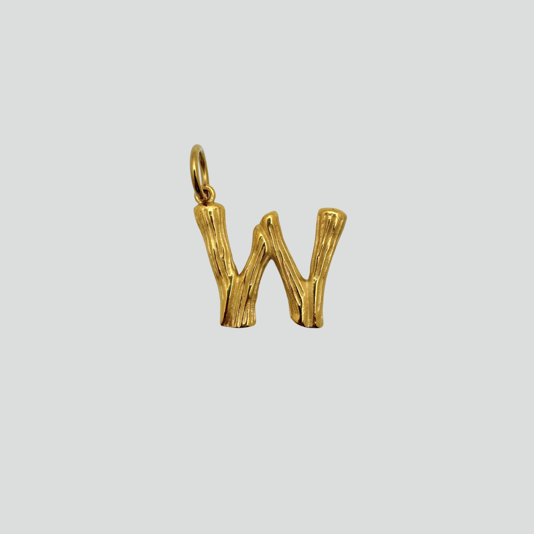 OG alphabet pendants
