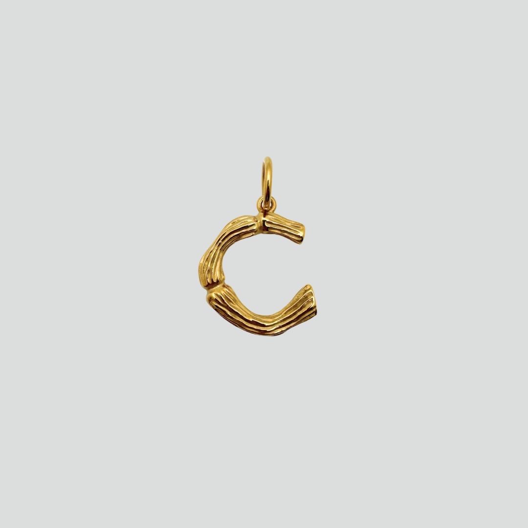 OG alphabet pendants